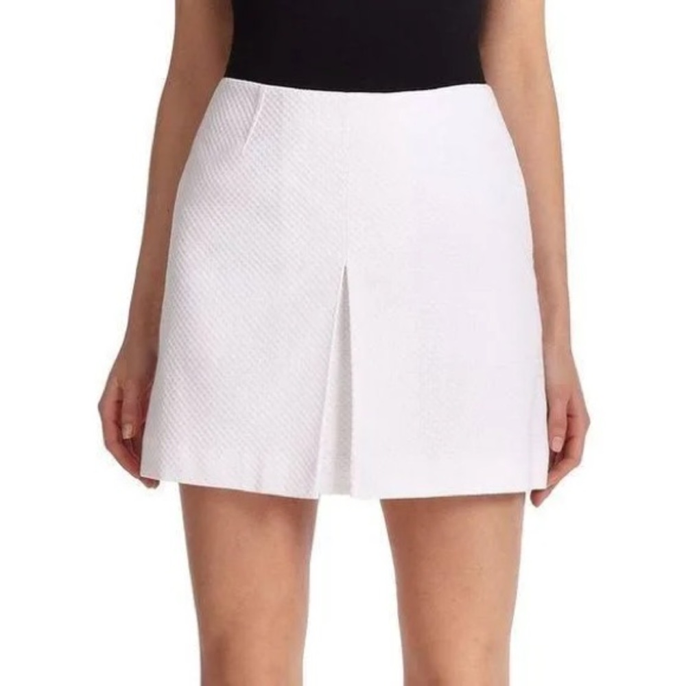 NWT Tory Burch white pleat skirt Size 0